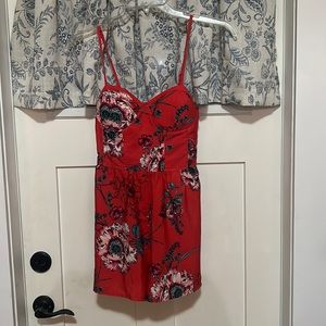 Floral romper size S